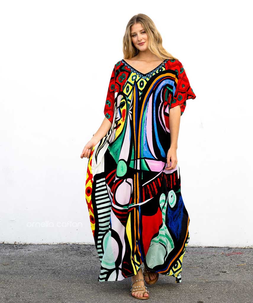 Lockerer, lässiger Kaftan