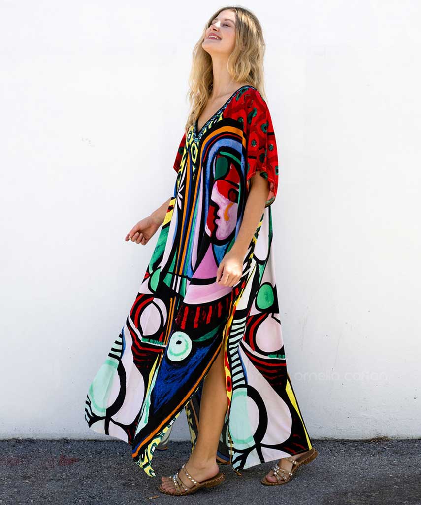 Lockerer, lässiger Kaftan