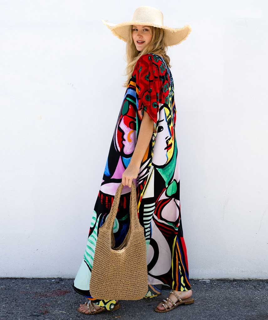 Lockerer, lässiger Kaftan