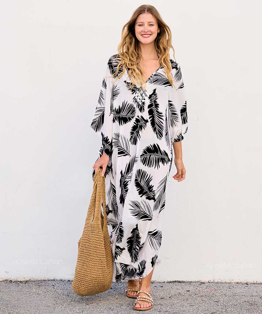 Lockerer, lässiger Kaftan