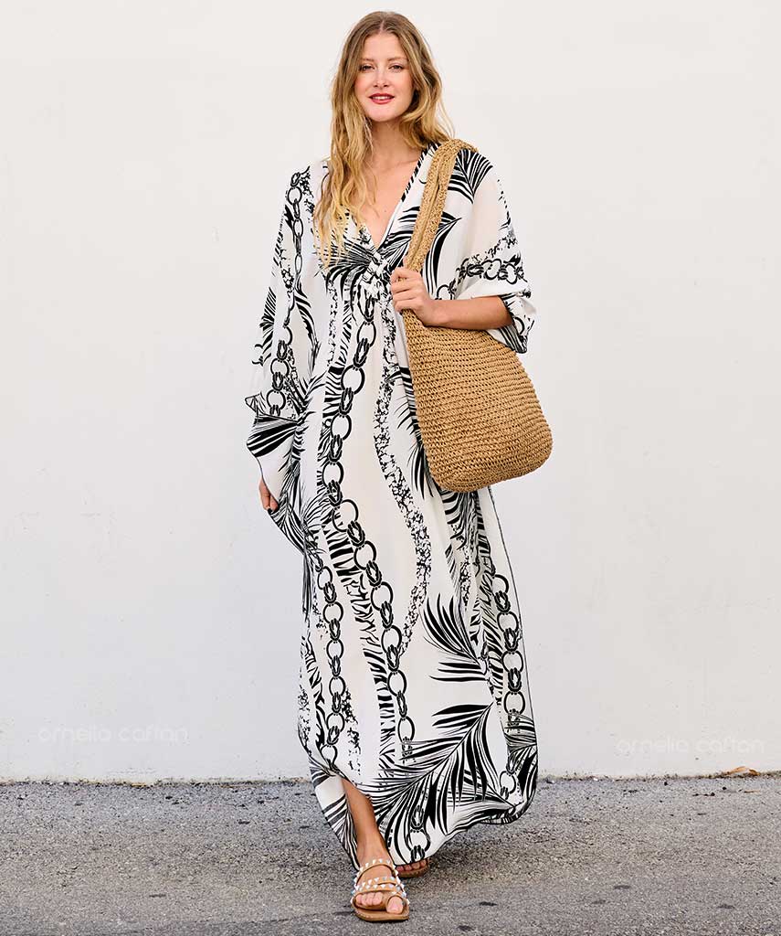 Lockerer, lässiger Kaftan
