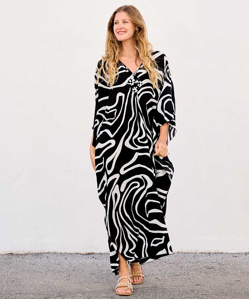 Lockerer, lässiger Kaftan