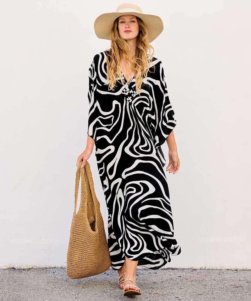 Lockerer, lässiger Kaftan