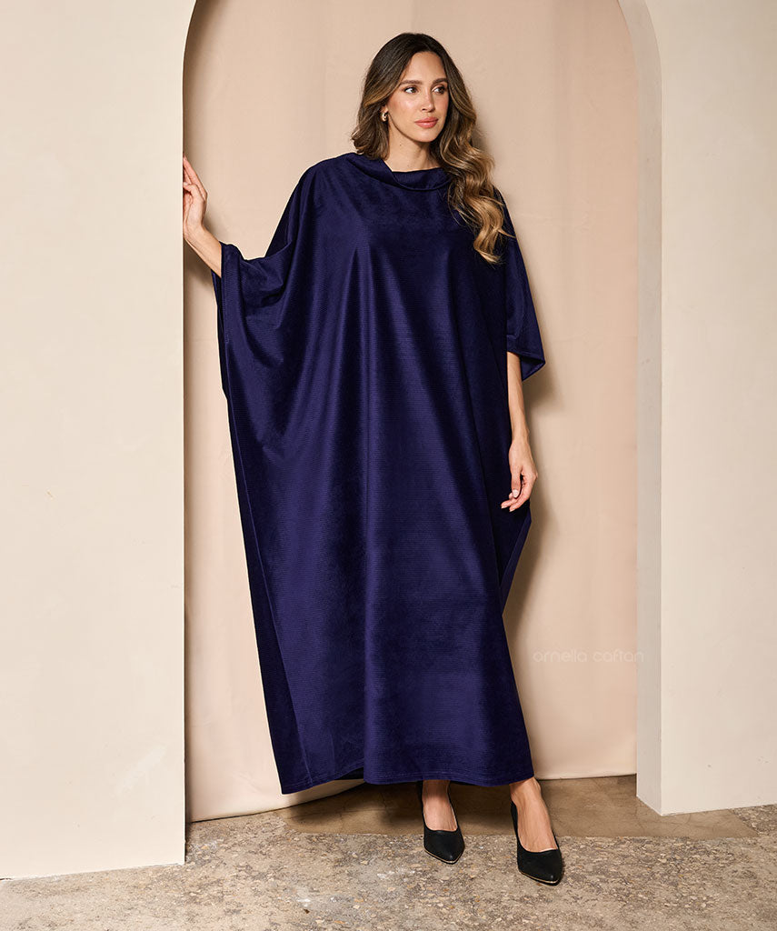 Warmer, gemütlicher Samt-Kaftan