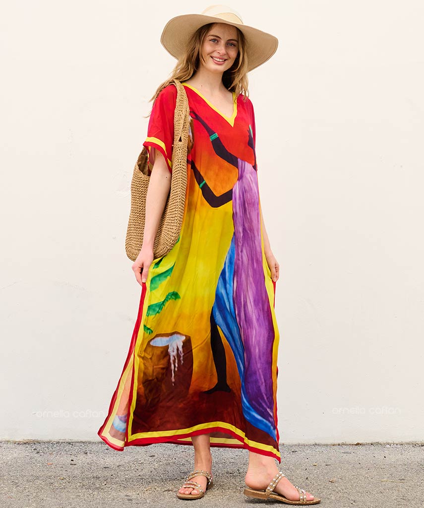 Lockerer, lässiger Kaftan