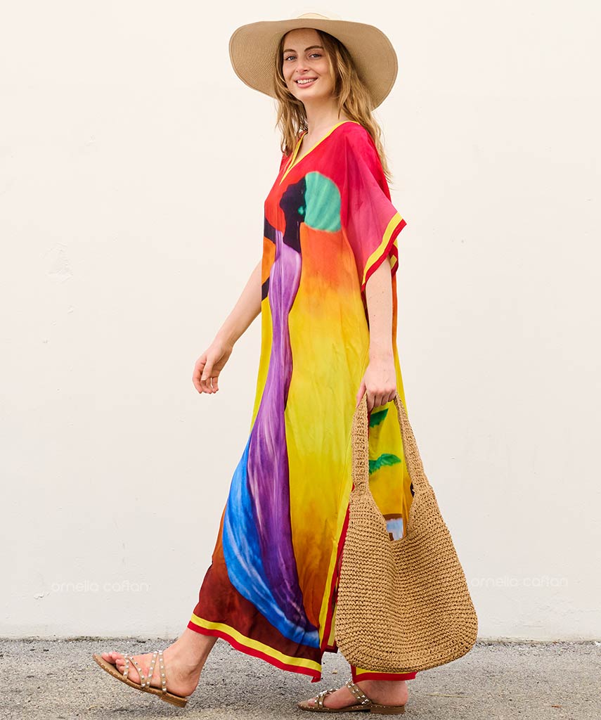 Lockerer, lässiger Kaftan