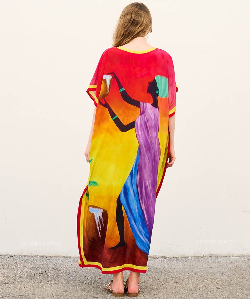 Lockerer, lässiger Kaftan