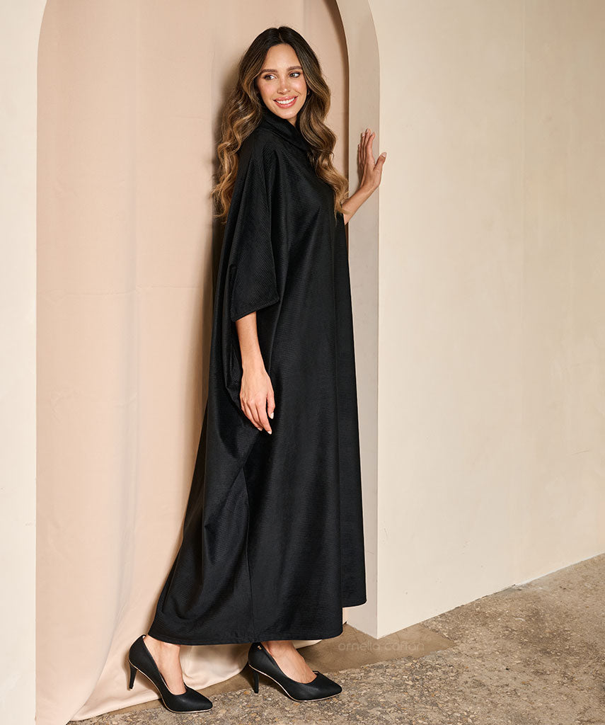 Warmer, gemütlicher Samt-Kaftan