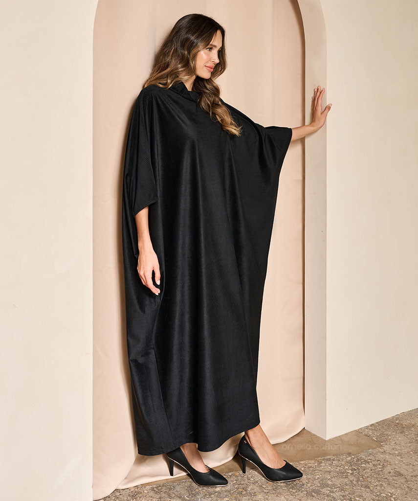 Warmer, gemütlicher Samt-Kaftan