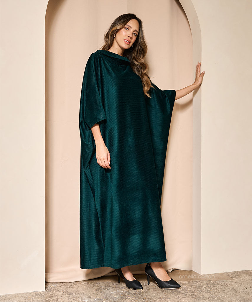 Warmer, gemütlicher Samt-Kaftan