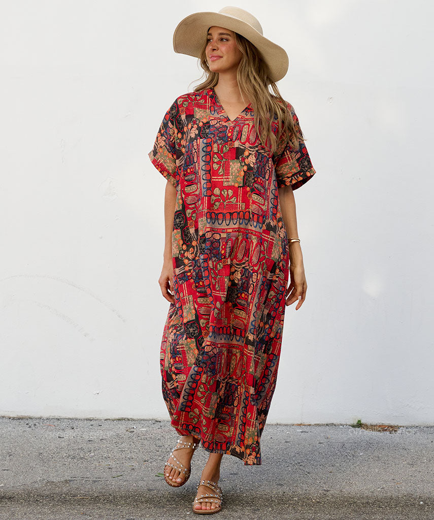 Lässiges Kleid mit Taschen