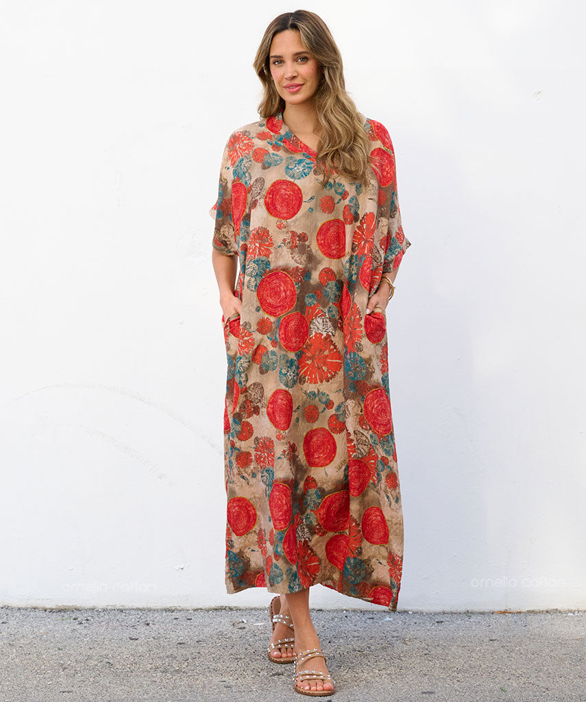 Lässiges Kleid mit Taschen