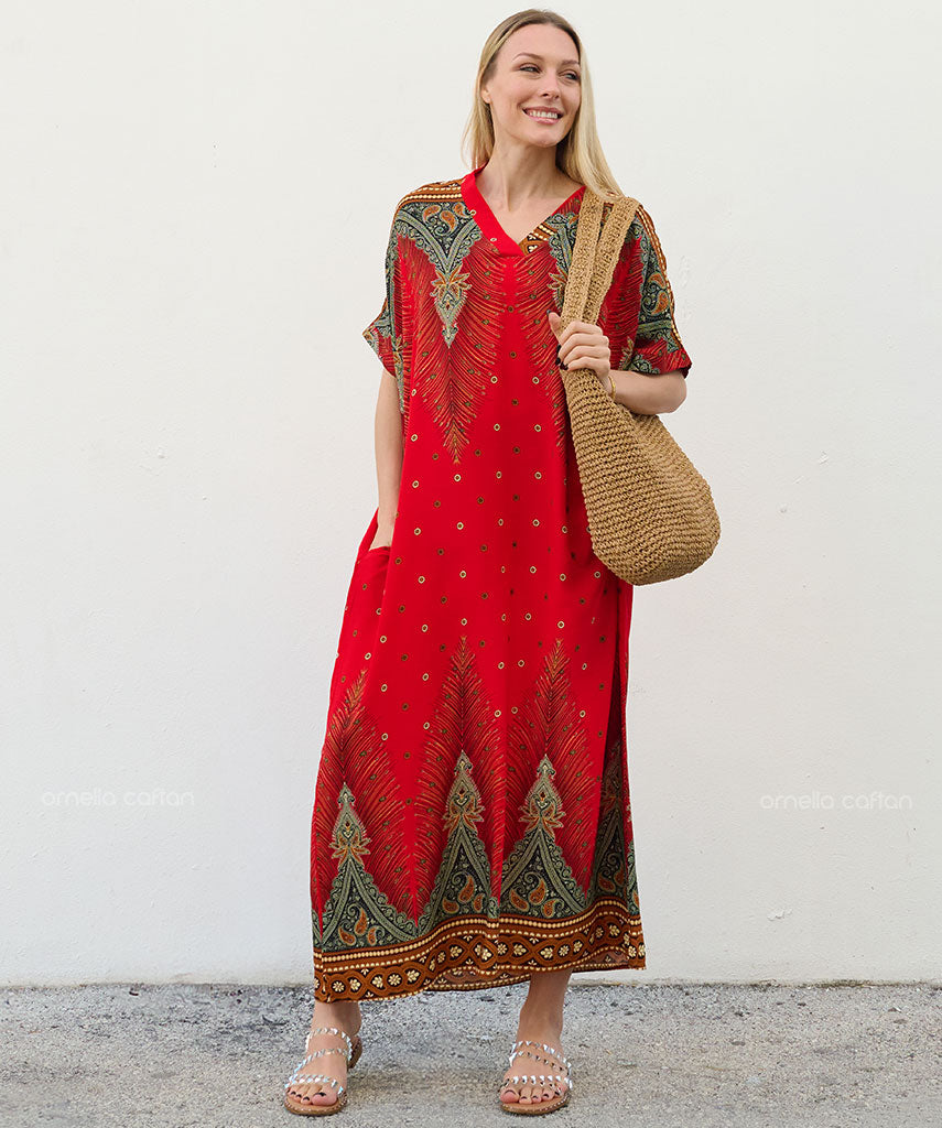 Lässiges Kleid mit Taschen