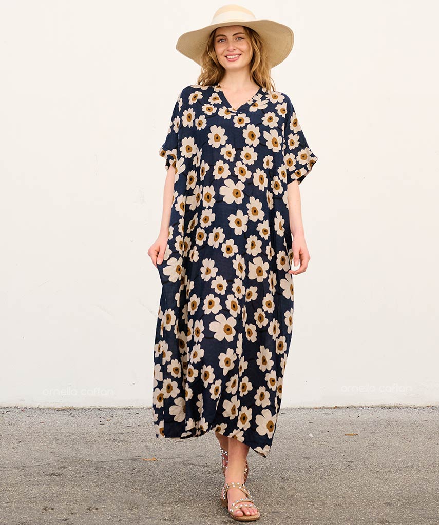 Lässiges Kleid mit Taschen