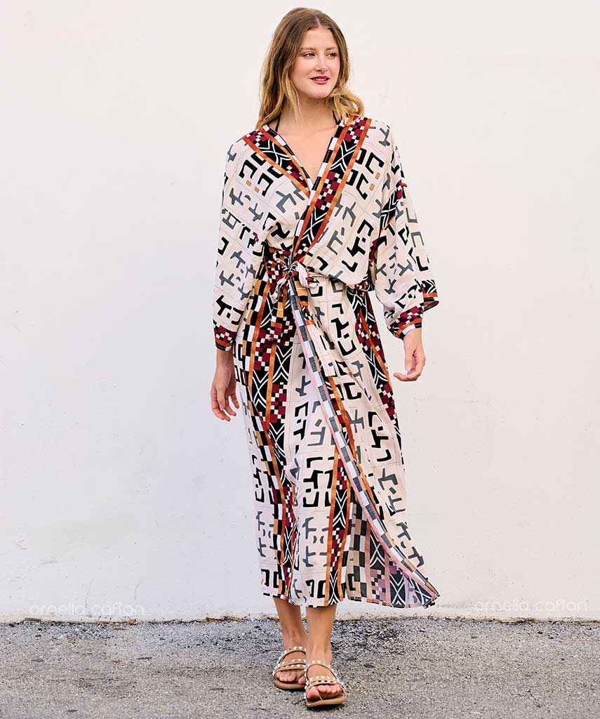 Lockerer, lässiger Kimono