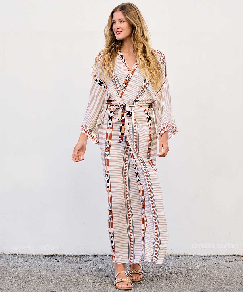Lockerer, lässiger Kimono