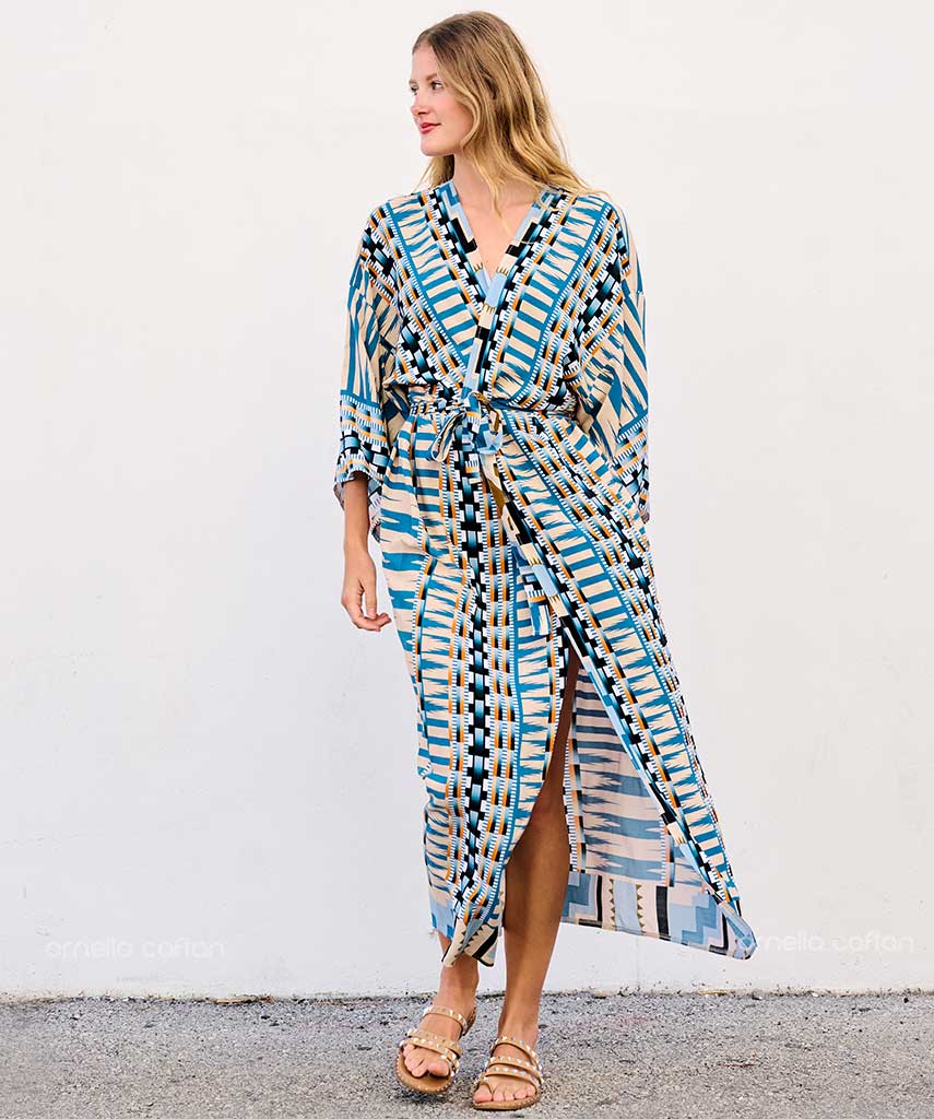 Lockerer, lässiger Kimono