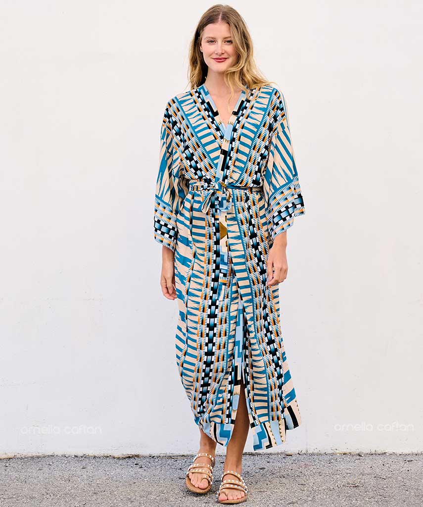 Lockerer, lässiger Kimono