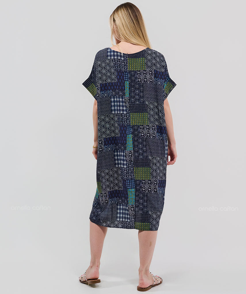Kurzes, lässiges Taschenkleid