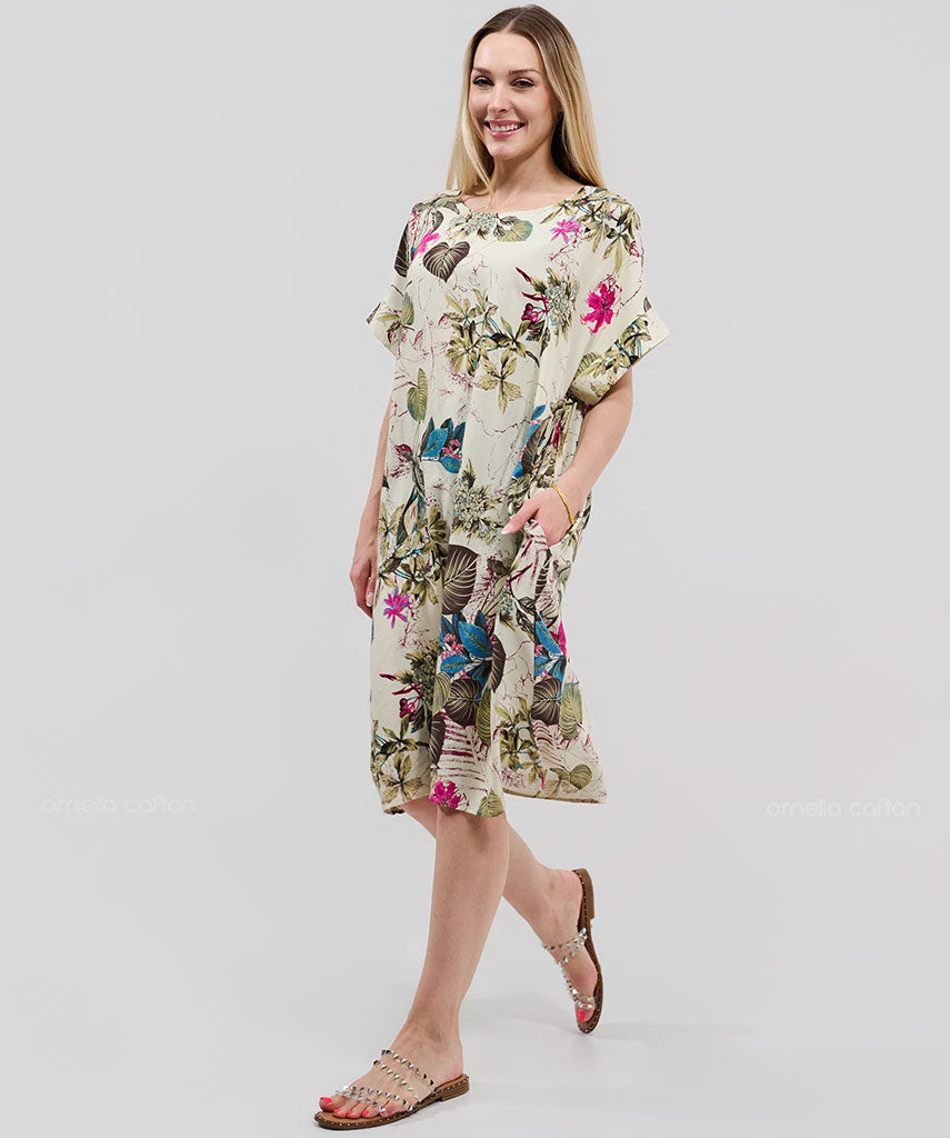 Kurzes, lässiges Taschenkleid