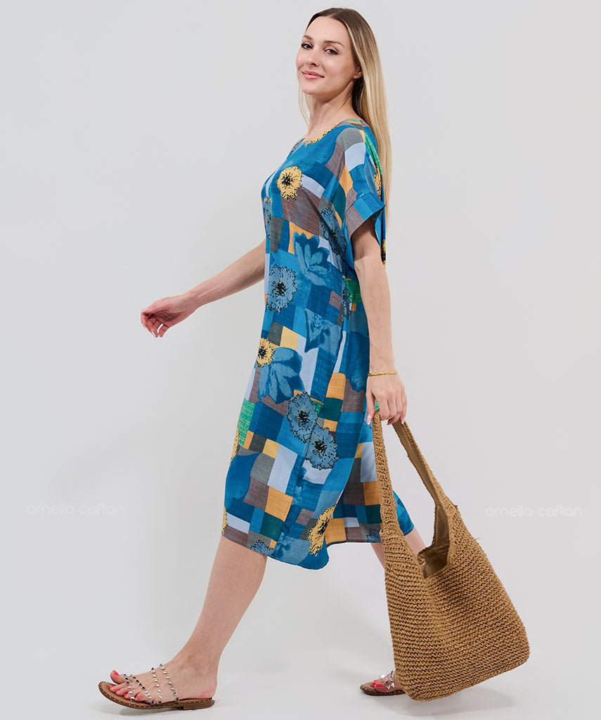 Kurzes, lässiges Taschenkleid