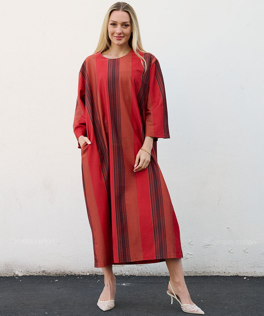 Warmer, gemütlicher Samt-Kaftan