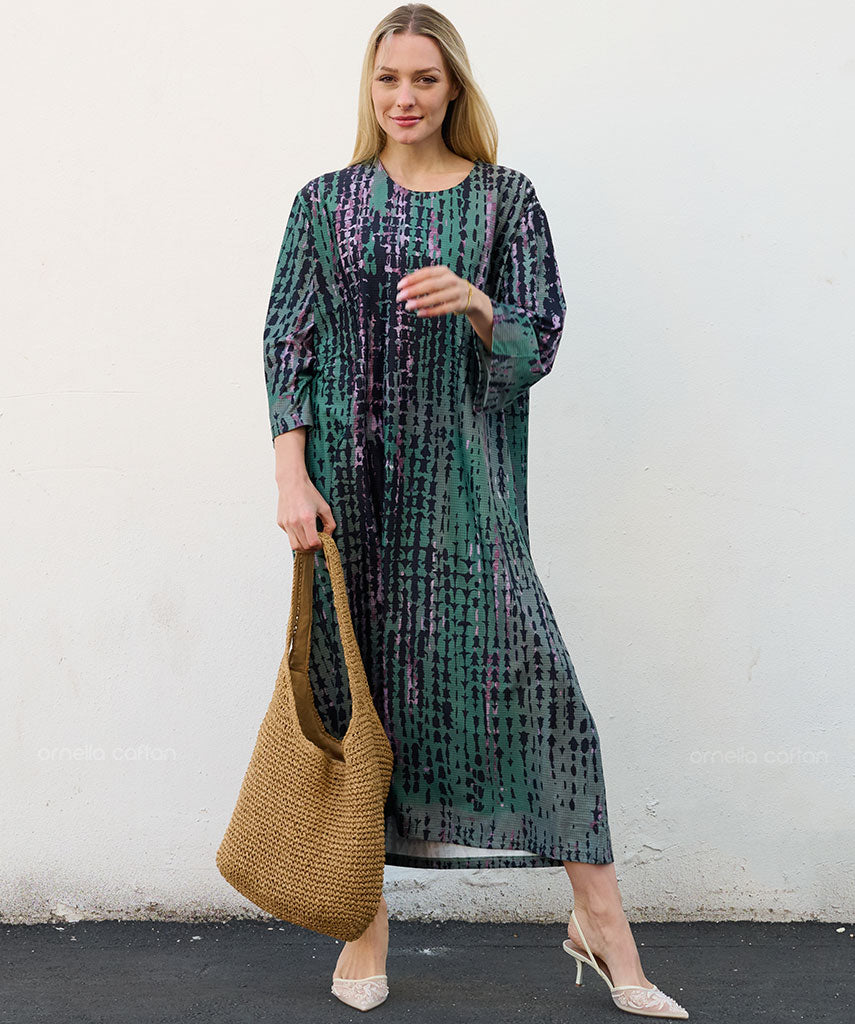 Warmer, gemütlicher Samt-Kaftan
