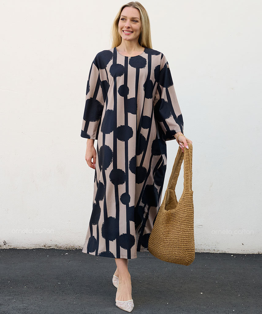 Warmer, gemütlicher Samt-Kaftan