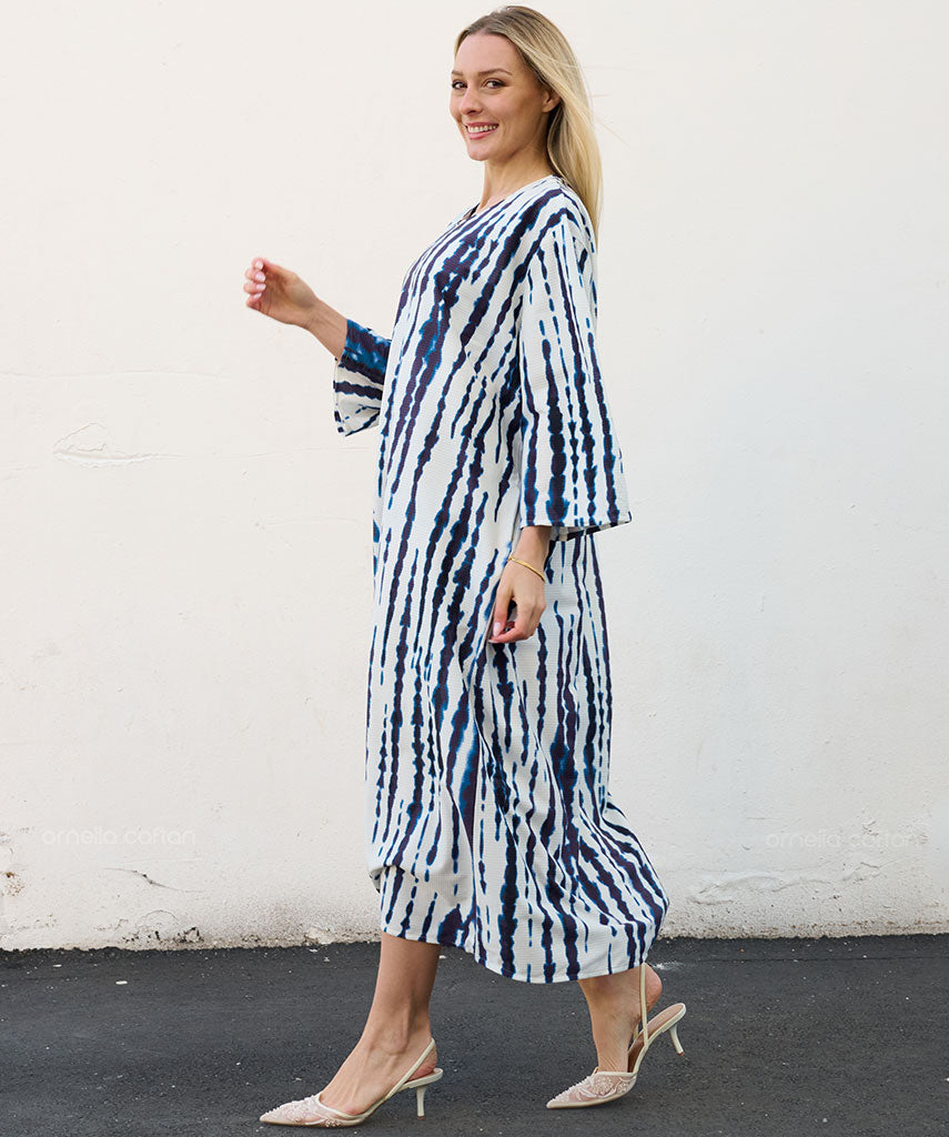 Warmer, gemütlicher Samt-Kaftan