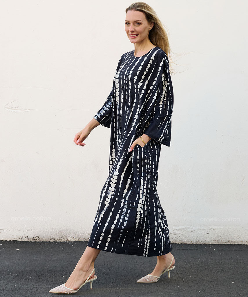 Warmer, gemütlicher Samt-Kaftan
