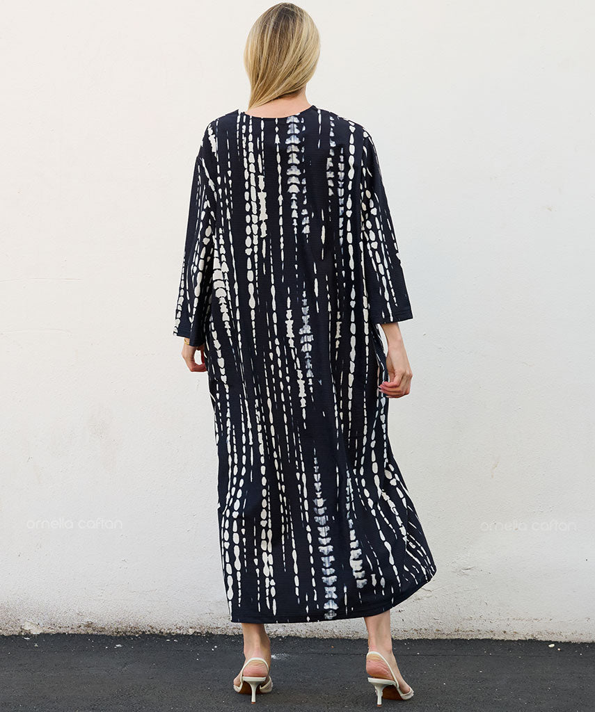 Warmer, gemütlicher Samt-Kaftan