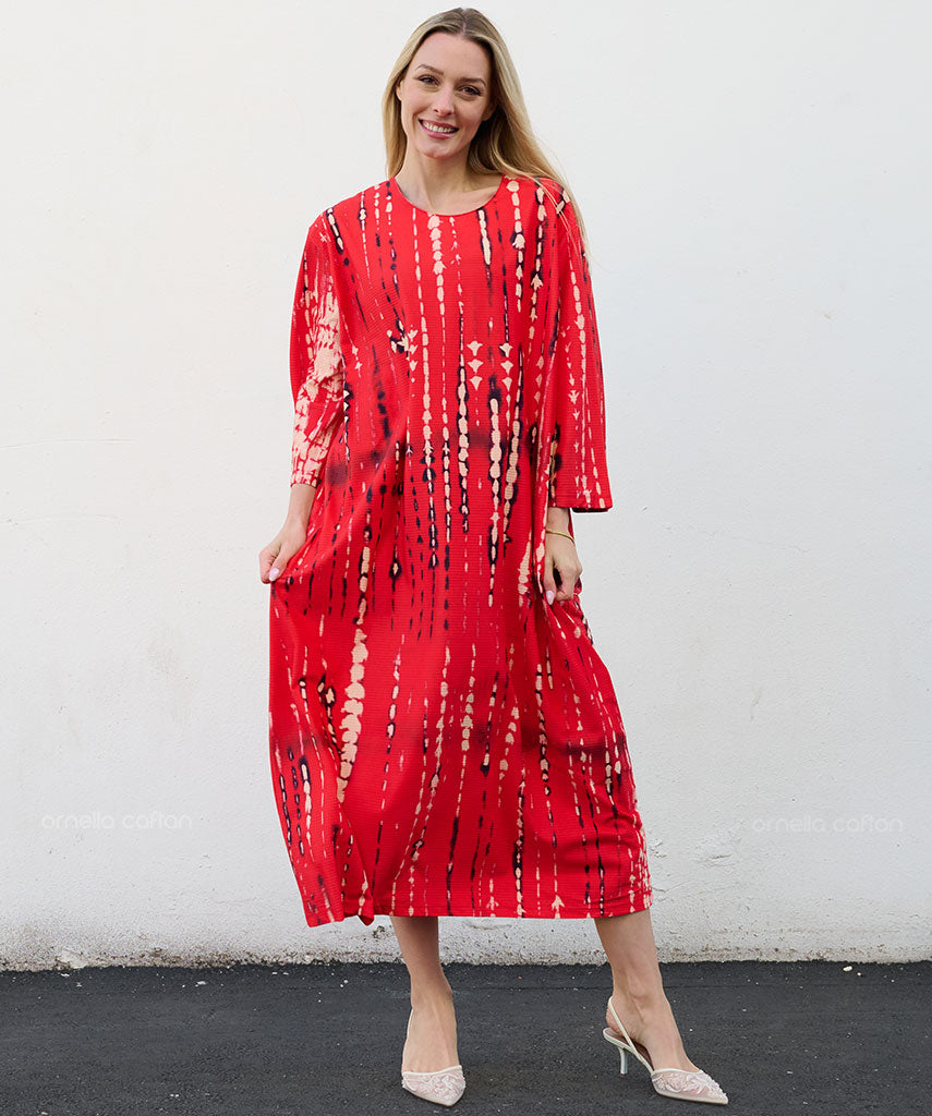 Warmer, gemütlicher Samt-Kaftan