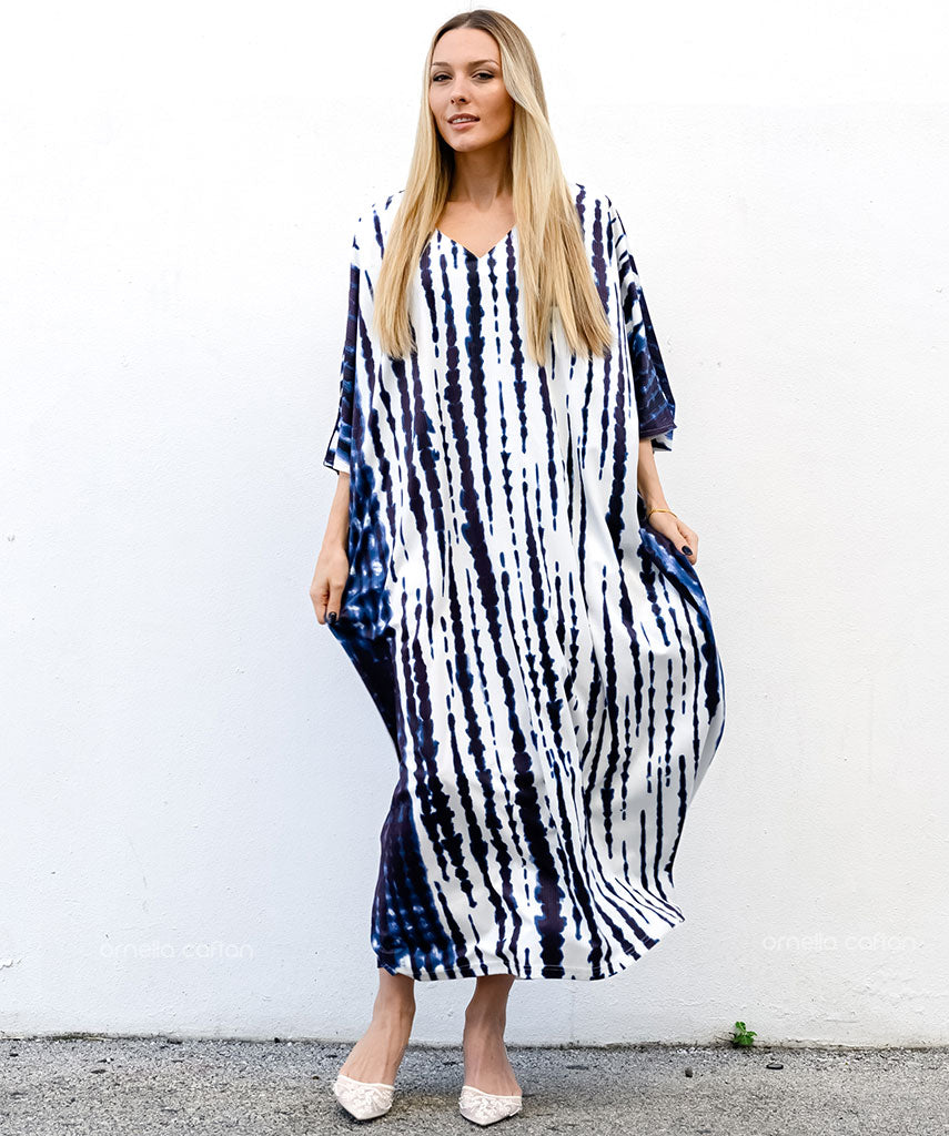 Warmer, gemütlicher Samt-Kaftan