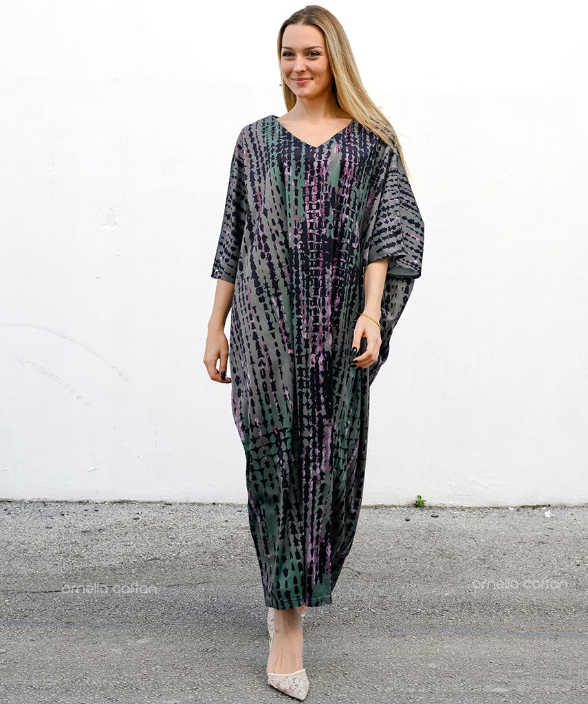 Warmer, gemütlicher Samt-Kaftan