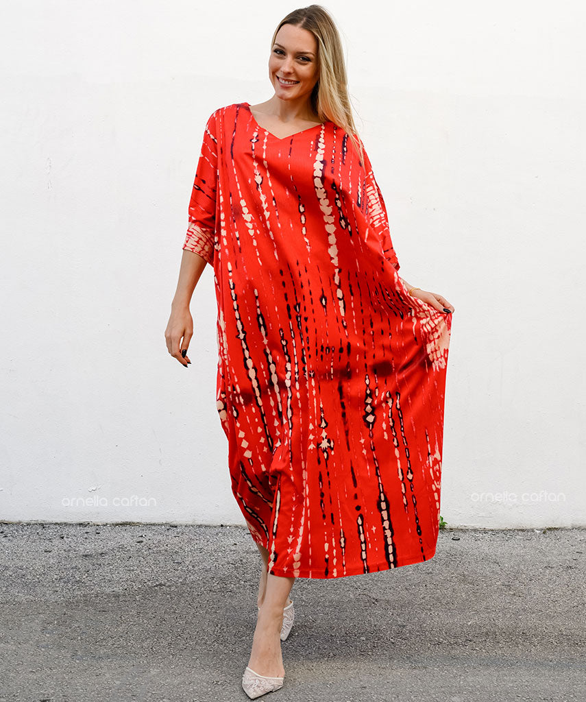 Warmer, gemütlicher Samt-Kaftan
