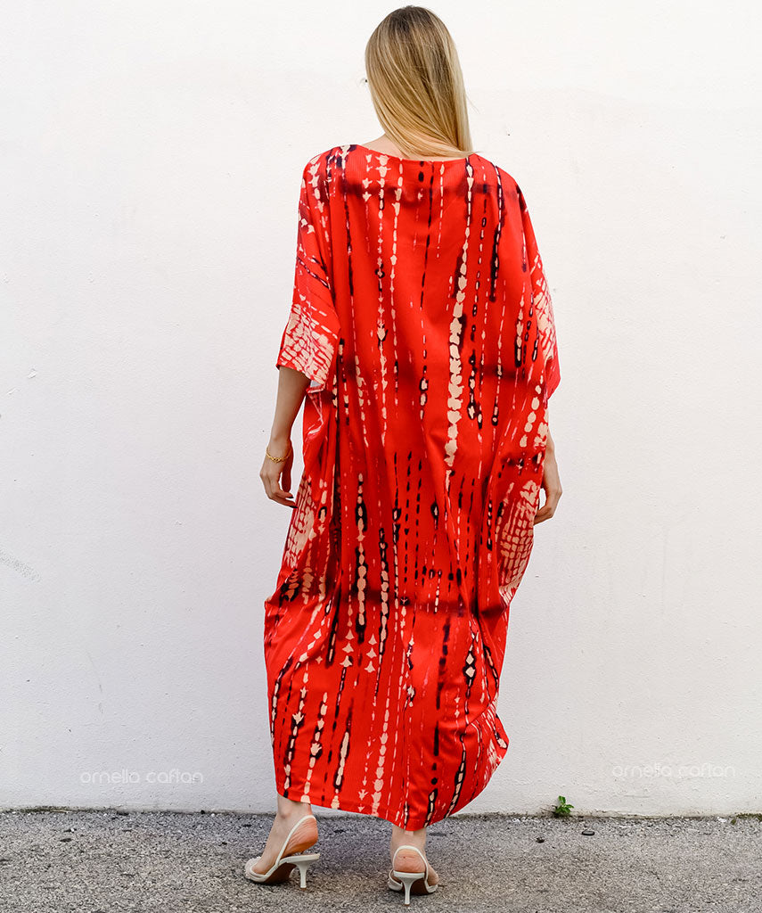 Warmer, gemütlicher Samt-Kaftan