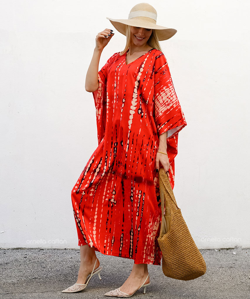 Warmer, gemütlicher Samt-Kaftan