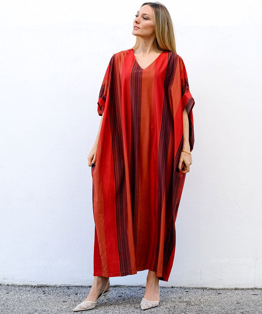 Warmer, gemütlicher Samt-Kaftan