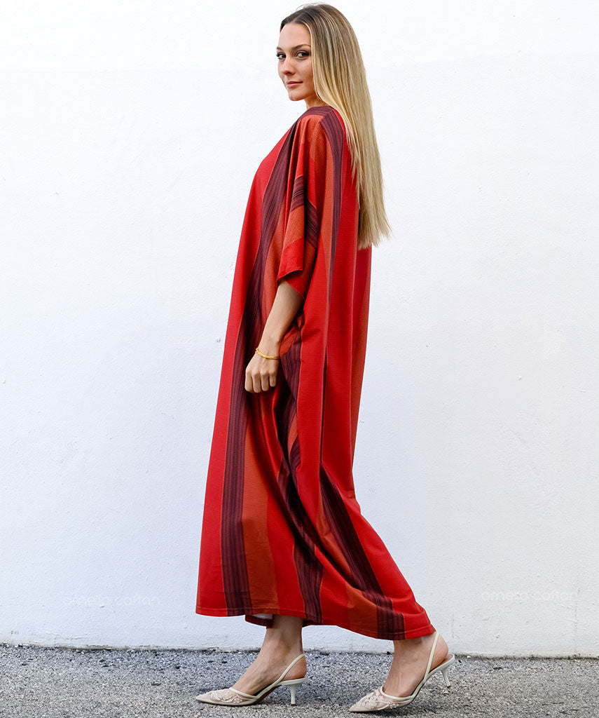 Warmer, gemütlicher Samt-Kaftan