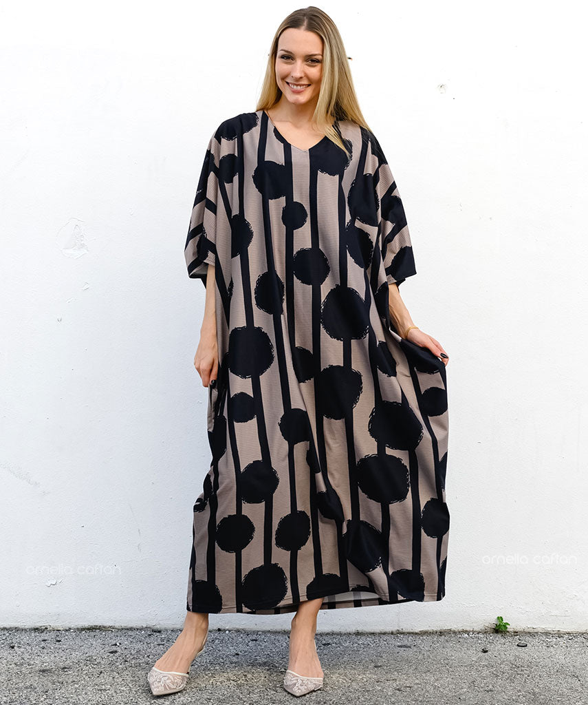 Warmer, gemütlicher Samt-Kaftan