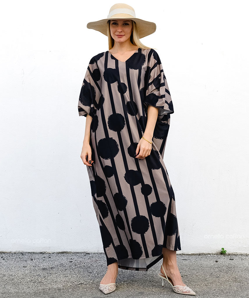 Warmer, gemütlicher Samt-Kaftan