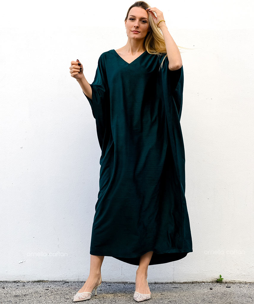 Warmer, gemütlicher Samt-Kaftan