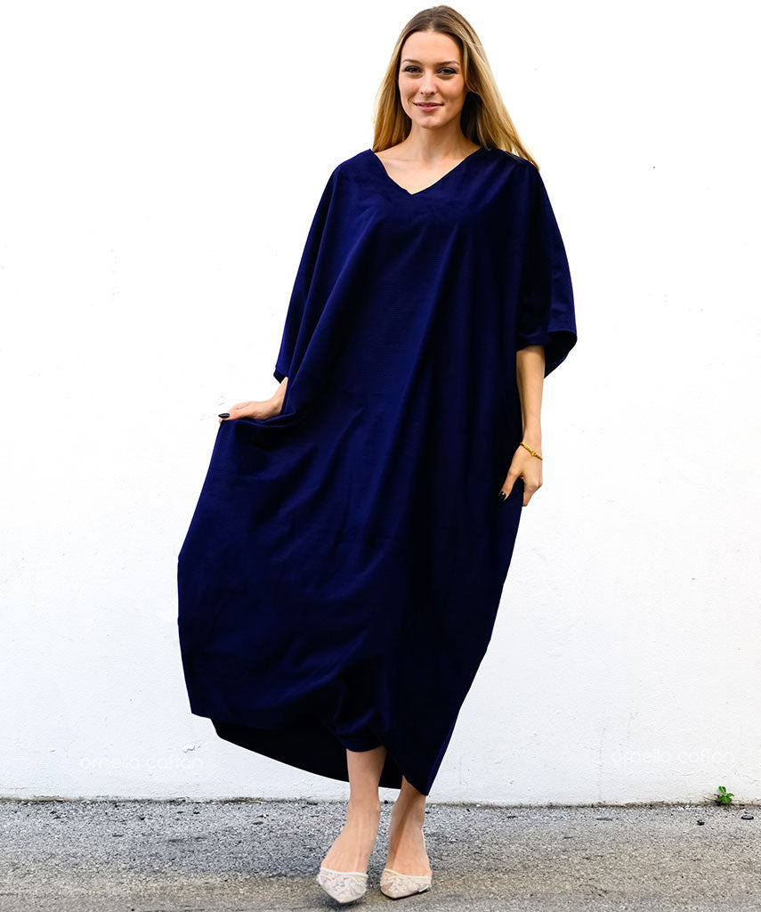 Warmer, gemütlicher Samt-Kaftan