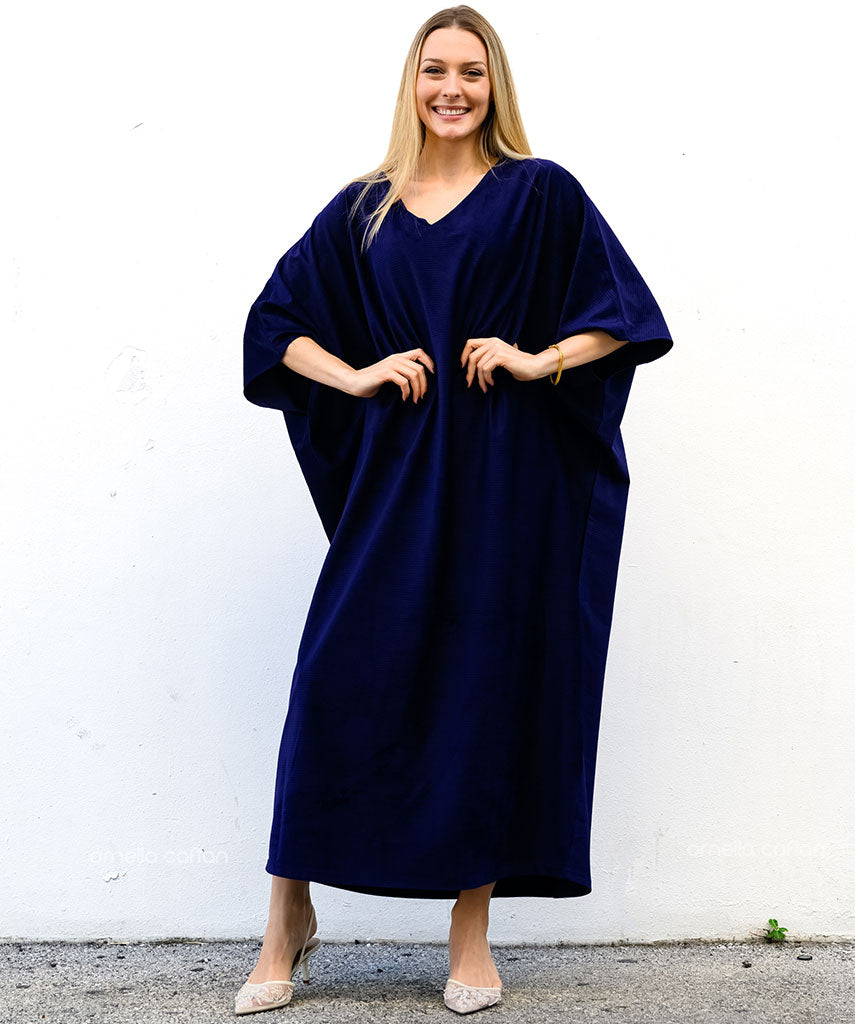 Warmer, gemütlicher Samt-Kaftan