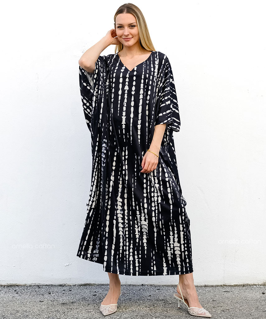 Warmer, gemütlicher Samt-Kaftan