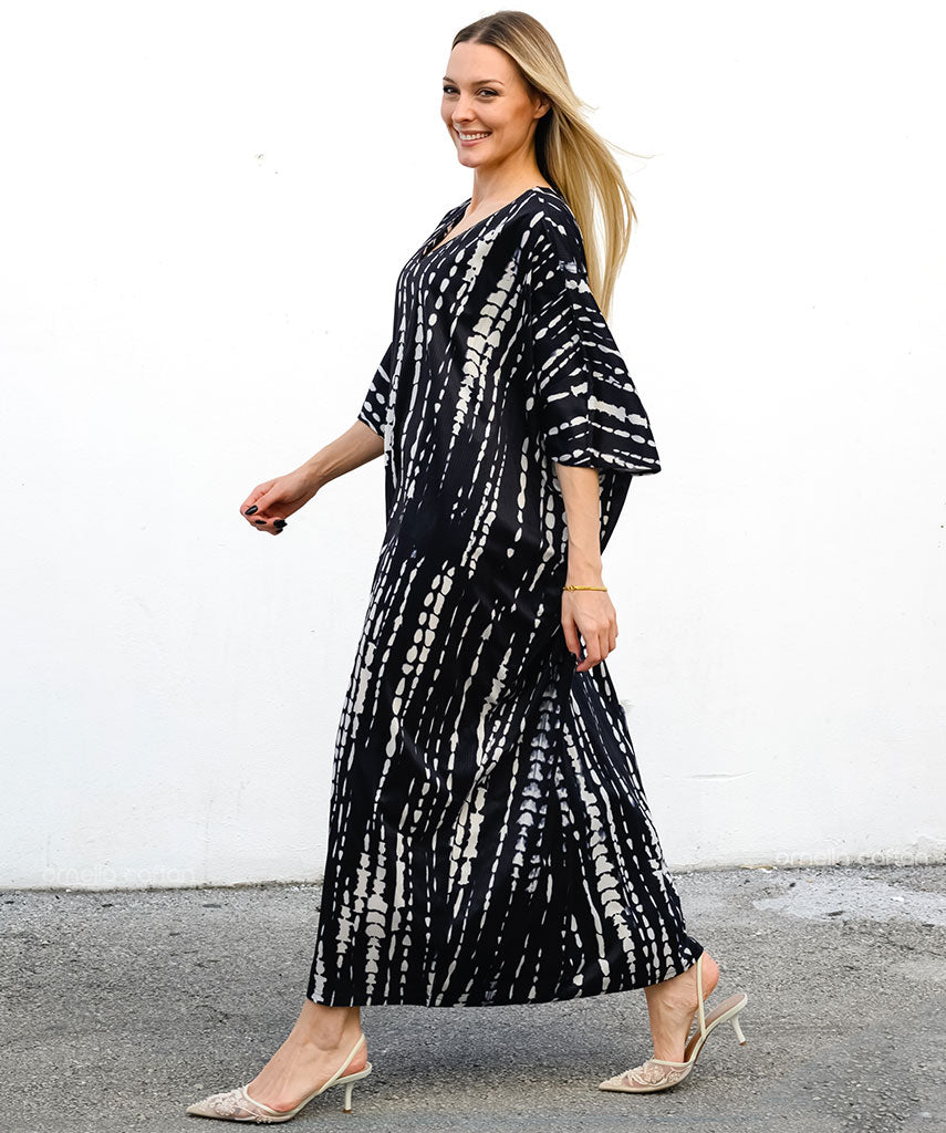 Warmer, gemütlicher Samt-Kaftan